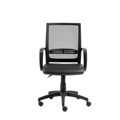Cadeira de Escritório Giratória Stay Encosto em Tela Universal Base Nylon Preta Roal