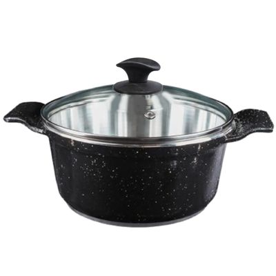 Caçarola Preto Liso Alumínio Fundido Usinado Javali AA 22cm