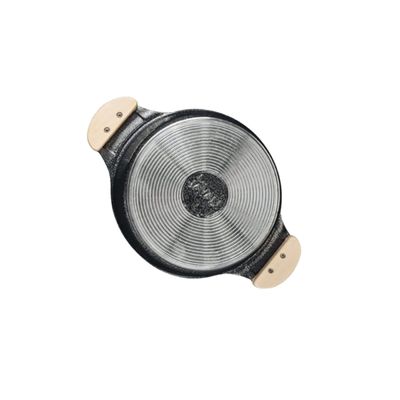 Caçarola Preto Craqueado Antiaderente Cerâmica Javali AM20cm
