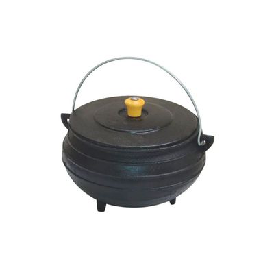 Panela Tripe De Ferro Fundido Com Tampa - Capacidade 2 Lt