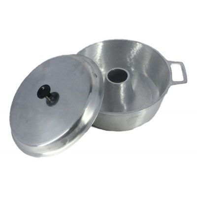 Forma com Cone Para Bolo Alumínio Fundido Polido 22cm
