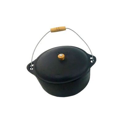 Panela Ferro Fundido N°28 Caldeirão Antigo 6 L 35,5x16cm