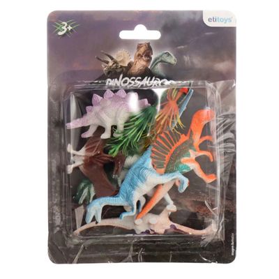 Kit Dinossauros de Brinquedo Etilux com 6 Peças