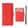 Capa de Couro Luxuosa para Infinix Note 40 Pro 5G com Porta Cartões Removível Infinix Note 30i / vermelho
