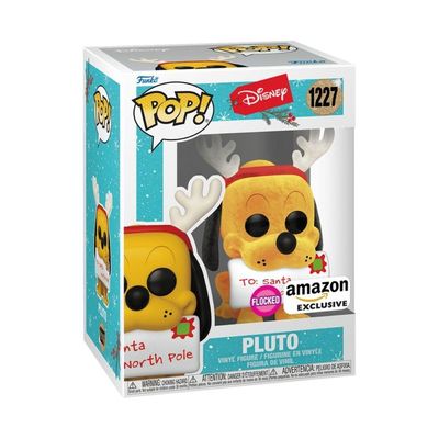 Boneco Funko POP! Disney Holiday Pluto (Flocked)