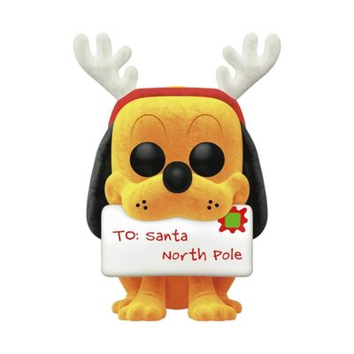 Boneco Funko POP! Disney Holiday Pluto (Flocked)