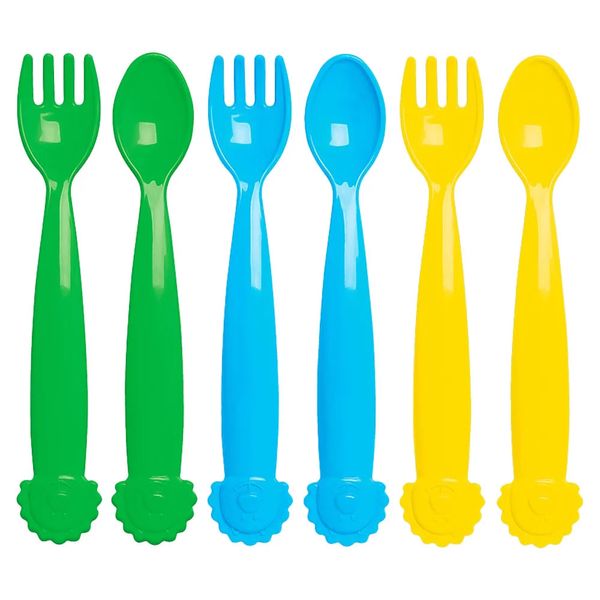 Kit Talheres Infantil LP House Linha Dindo Menino 6 Peças Kit Talheres Infantil LP House Linha Dindo Menino 6 Peças