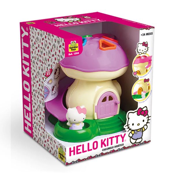 Brinquedo Cogumelo Didático Samba Toys Hello Kitty Brinquedo Cogumelo Didático Samba Toys Hello Kitty