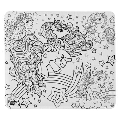 Tapete de Pintura Samba Toys Unicórnio 64x56cm