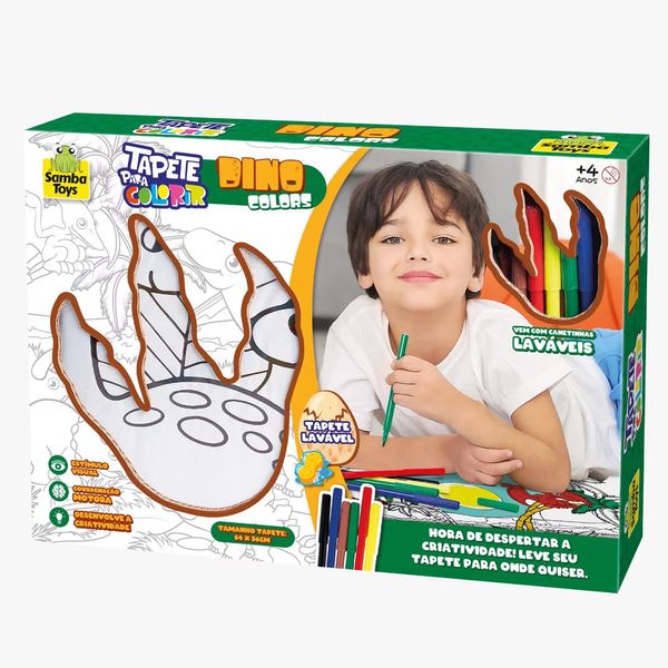 Tapete de Pintura Samba Toys Dinossauro 64x56cm Tapete de Pintura Samba Toys Dinossauro 64x56cm
