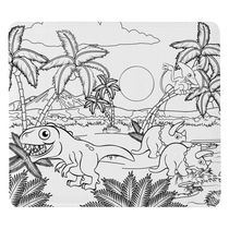 Tapete de Pintura Samba Toys Dinossauro 64x56cm