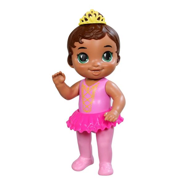 Boneca Baby Alive Princesa Bailarina Bebê de Cabelos Castanhos