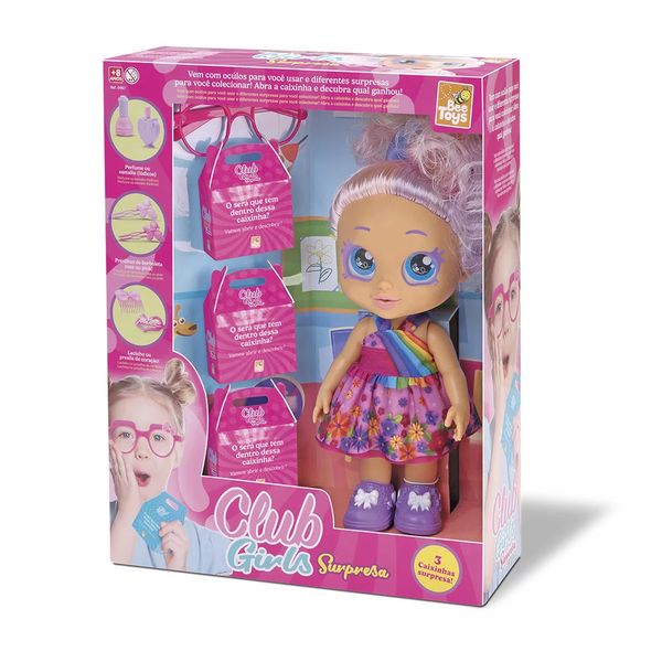 Boneca Bee Toys Club Girls Surpresa