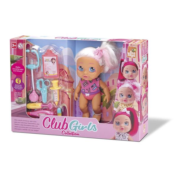Boneca Bee Toys Club Girls Médica Boneca Bee Toys Club Girls Médica