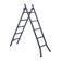Escada Extensiva 3 em 1 Metalon 40x20mm 6 e 12 Degraus 160cm