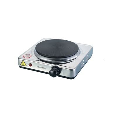 FOGAO ELETRICO DE MESA DE INOX 127V 1500W AGRATTO UM PRATO