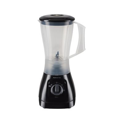 Liquidificador Portatil Potente Preto 850W Copo Leitoso 1,5 Litros Forza 220V, Cor: 220V