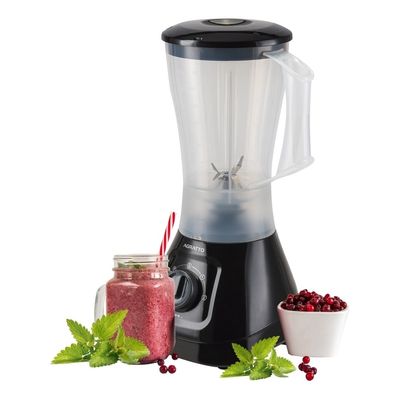 Liquidificador Portatil Potente Preto 850W Copo Leitoso 1,5 Litros Forza 220V, Cor: 220V