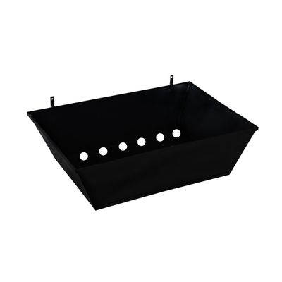 Lixeira de Rua Modelo Retangular 60cm de Parede