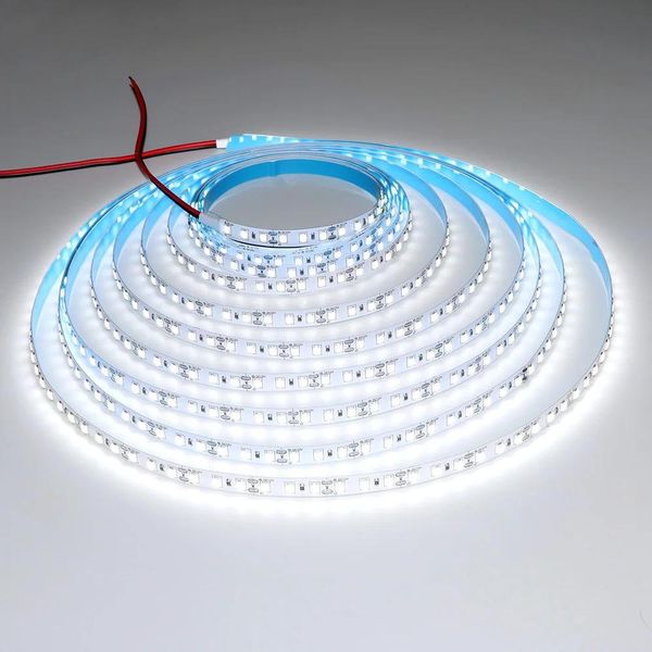 Fita LED 2835 120 LEDs/m DC12V 24V para Decoração 24V 5M / branco frio