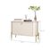 Conjunto Mesa De Cabeceira Albania Off White Dourado