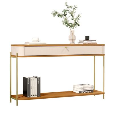 Aparador Nova Orleans Off White Nature Dourado