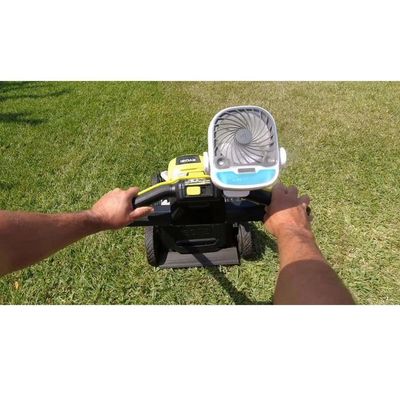 Ventilador De Mesa Umidificador Agua Bateria Recarregavel Usb Gancho Garra 3 Velocidades