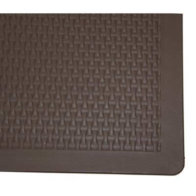 Mesa Tramontina Laura Rattan 70 cm em Polipropileno Marrom com Pernas de Alumínio Anodizado