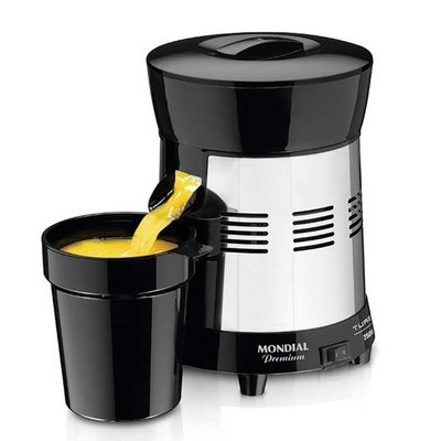 Espremedor Mondial E-10 Turbo C/Cone Extra/250W Preto/Inox Bivolt