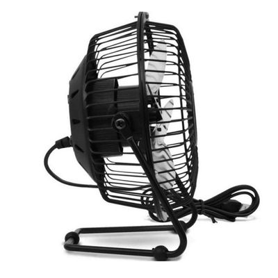 Mini Ventilador Usb Compacto de Mesa para Computador Notebook - Preto