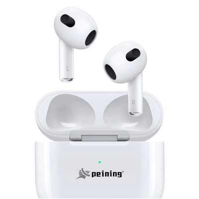 Fone Ouvido Bluetooth V5.0 Sem Fio Tws Musica Sem Borracha Branco Tg902