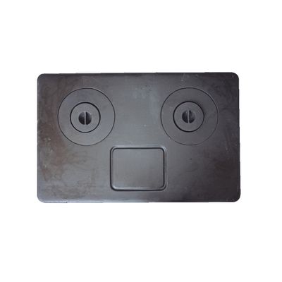 Chapa Fogão a Lenha 2 Furos com Redução Multiuso 92x59cm