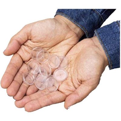 Discos + Elástico p/ Caderno InteligenteTRANSPARENTE M23mm