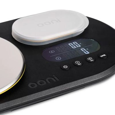 BALANÇA OONI DIGITAL DUPLA EM AÇO INOX E PLÁSTICO UU-P0A800