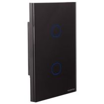 Interruptor Touch Wi-Fi Smart Tramontina Preto com 2 Canais