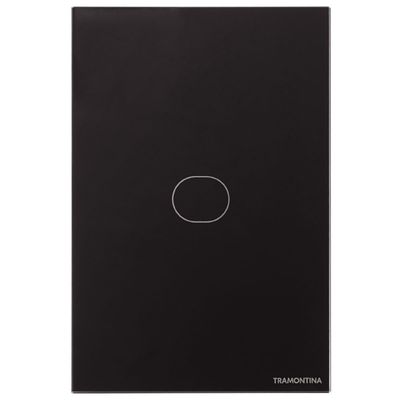 Interruptor Touch Wi-Fi Smart Tramontina Preto com 1 Canal