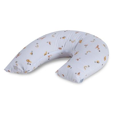 Almofada De Amamentação Baby Percal 200 Fios Algodão - Boho Safari
