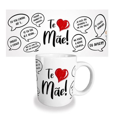 Caneca Usq Dia Das Mães - Te Amo Mãe