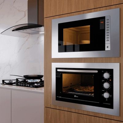 Forno Elétrico Embutir Fit Line Inox 48L 220V Fischer