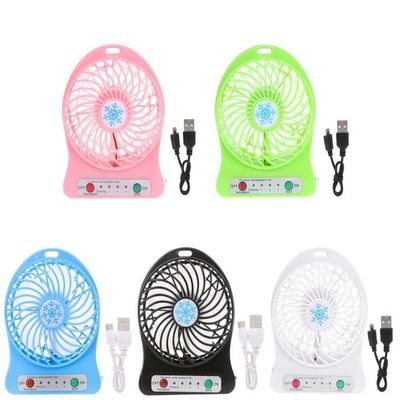Mini Ventilador Handy Mini Fan Portátil De Mão Usb Recarregável Com bateria Preto Bivolt