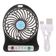 Mini Ventilador Handy Mini Fan Portátil De Mão Usb Recarregável Com bateria Preto Bivolt