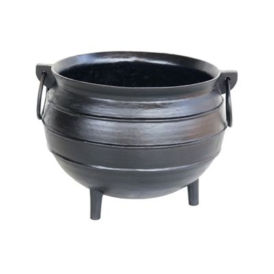 Panelão Caldeirão Bruxa Tripé Ferro Fundido Preto 90L 55cm