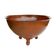 Lenheiro Lareira Braseiro Marrom Externa Ferro Jardim 84cm