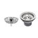 Cuba n.2 Tramontina Lavínia Standard em Aço Inox Polido 56 x 34 x 14 cm com Válvula 94085507