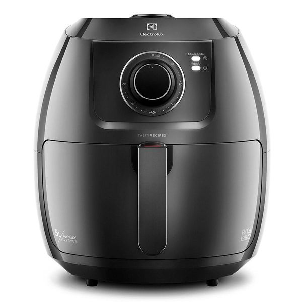 Fritadeira Air Fryer 5L Family Efficient Electrolux EAF50 Grafite 127V Preto / 127V Fritadeira Air Fryer 5L Family Efficient Electrolux EAF50 Grafite 127V Preto / 127V