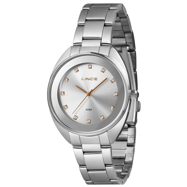 Relógio Lince Feminino Ref:Lrmj151l38 S1sx Casual Prateado