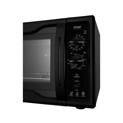 Forno Elétrico 44 Litros Fischer Pop Grill Bancada Black 110V
