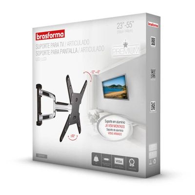 Suporte Para Tv Led, Lcd, Plasma, De 23 A 55 Articulado