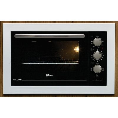 Forno Elétrico Fischer Fit Line Embutir 48L Branco 127V