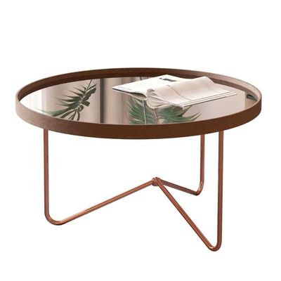Mesa Centro De Sala Pensilvania Castanho Bronze